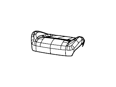 Mopar 6BK32LR5AA Front Seat Cushion Cover