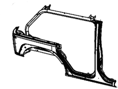 Mopar 55397056AB Seal-C-Pillar Belt Body Side