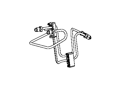 Mopar 55366059AC Tube Assembly-Master Cylinder To HCU