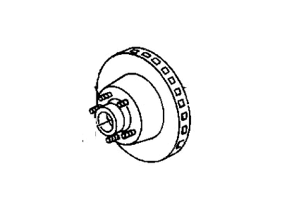 Mopar 52006240 -Front Wheel Disc Brake 4X2