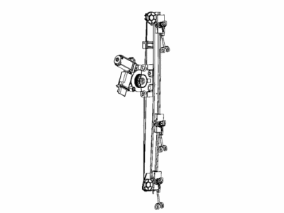 Mopar 68401985AB Regulator-Front Door Window