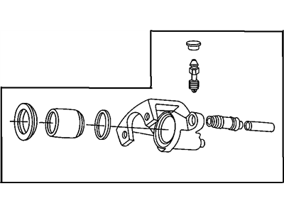 Mopar 4762103 CALIPER-Assembly-Rear Wheel Disc Brake PARTIA