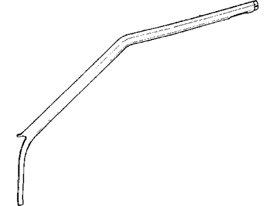 Mopar 5GG48LAZAE Molding Windshield Garnish