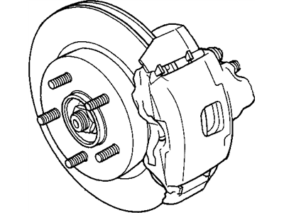 Mopar 5010034AA Front Disc Brake Pad Kit