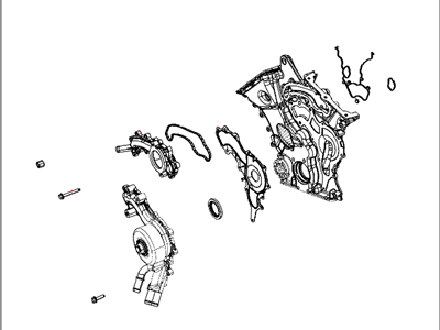 Mopar 4893188AF Cover-Chain Case