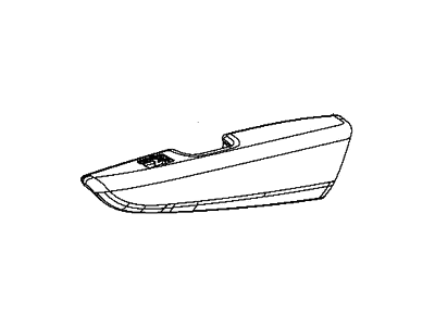 Mopar 6CW40DX9AA Rear Door Trim Armrest