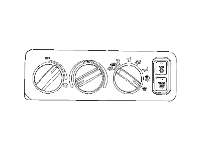 Mopar 4757030 Air Conditioner And Heater Control