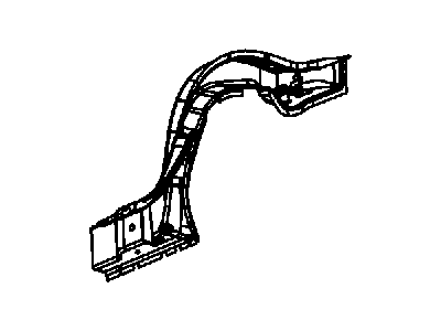 Mopar 68026048AA Rail-Rear