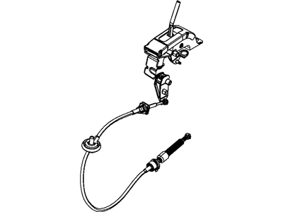 Mopar 52126222AB Transmission Case Shift Control Cable