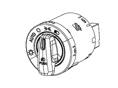 Mopar 68240386AC Switch-HEADLAMP And Fog Lamp