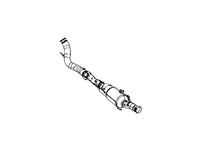 Mopar 52121890AD Front Exhaust Pipe