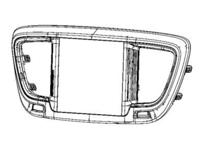 Mopar 68316175AB Center Stack Control