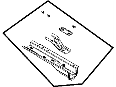 Mopar 55372676AA CROSMEMBE-Rear Floor
