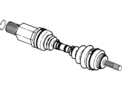 Mopar 4641960AA Axle Assembly