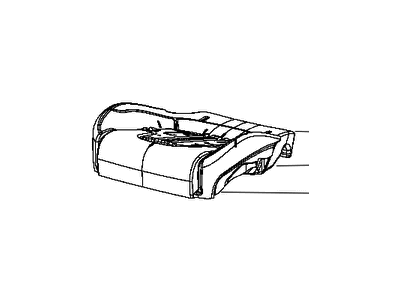 Mopar 68137149AF Seat Cushion Back Front Left Foam