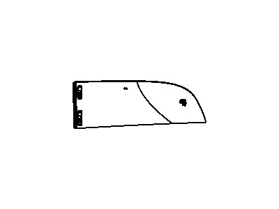 Mopar 4894666AB Glass-Quarter Vent Window