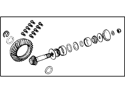 Mopar 5073247AA Gear Kit-Ring And PINION