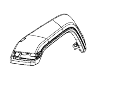 Mopar 6ZC48TZZAA Molding-Wheel Opening Flare