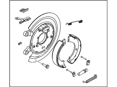 Mopar 52113468AE Plate-Parking Brake