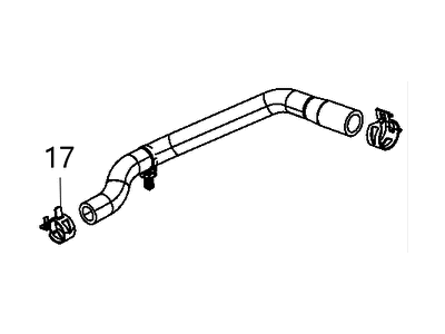Mopar 68092947AA Hose-Oil Cooler Outlet