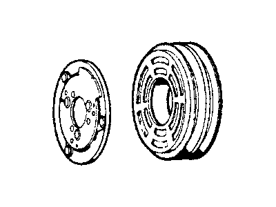 Mopar 5183899AA PULLEY-A/C Compressor