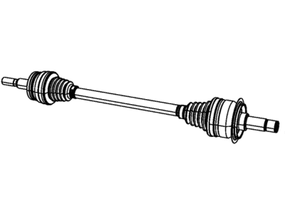 Mopar 53010849AB Axle Half Shaft Left