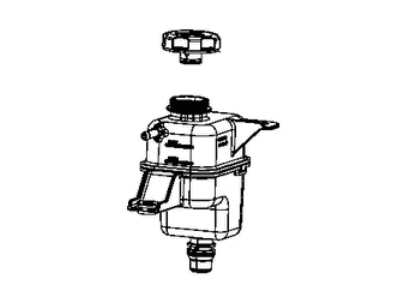 Mopar 68335579AC Bottle-COOLANT Recovery