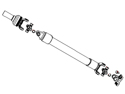 Mopar 52123129AE Rear Drive Shaft