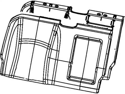 Mopar 68050822AA Foam-Seat Back