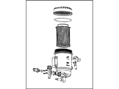Mopar 68157290AB Housing-Fuel Filter