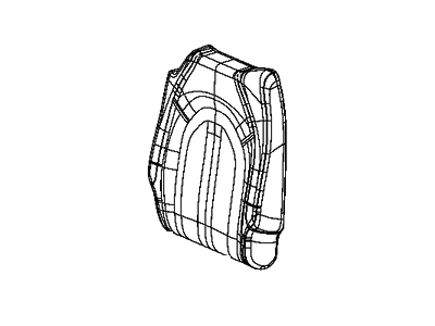 Mopar 6ED03DX9AD Rear Quad Seat Back Cover
