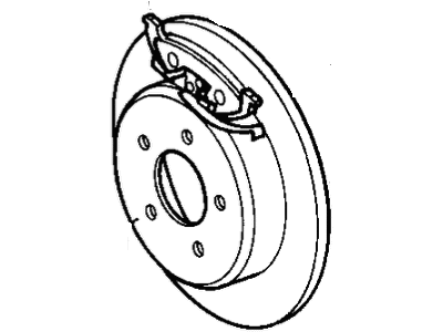 Mopar 2AMV1023AB Rear Disc Brake Rotor