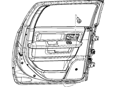 Mopar 68044818AA Handle-Door Interior