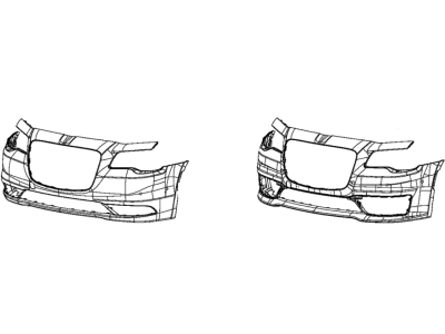 Mopar 5PN41TZZAE Front Bumper Cover