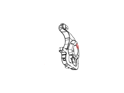 Mopar 68044700AC Refurbished Suspension Steering Knuckle/Spindle
