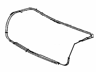 Mopar 4490801 WEATHERSTRIP, Deck Lid Opening