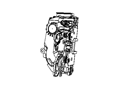 Mopar 4589278AD Rear Right (Passenger-Side) Door Lock Actuator