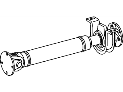 Mopar 5104083AA Front Section Rear Drive Shaft