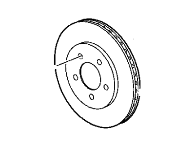 Mopar 2AMV1819AA Front Disc Brake Rotor
