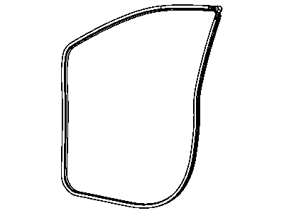 Mopar 1DA08BD1AF WEATHERSTRIP-Front Door Opening