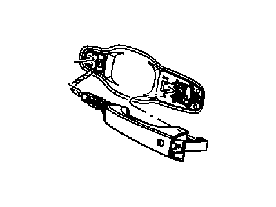 Mopar 1RH64DX8AE Handle-Exterior Door