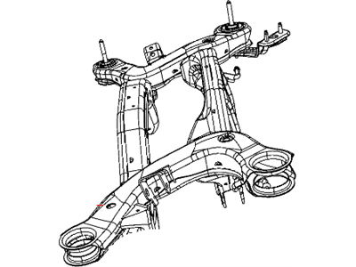 Mopar 5151022AD CROSMEMBR-Rear Suspension