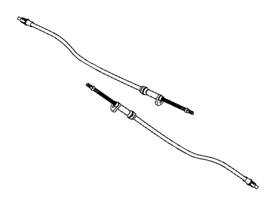 Mopar 68066095AE Cable-Parking Brake