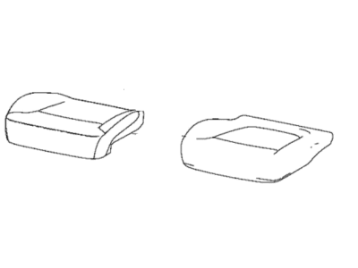 Mopar 5YP90LXHAA Front Seat Cushion Cover