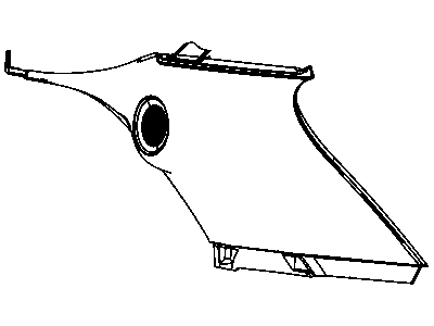 Mopar 1GG60DX9AE Panel-D Pillar