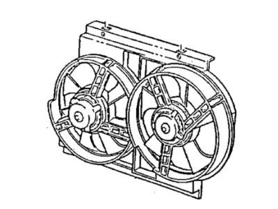 Mopar 4401498 Motor Condenser Fan
