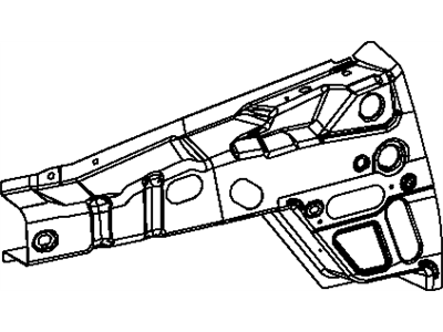 Mopar 68085198AC REINFMNT-Fender