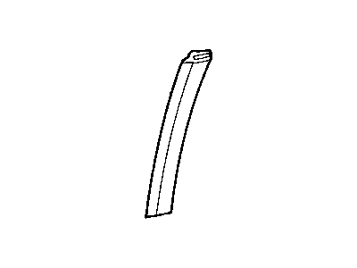 Mopar 4894018AA WEATHERSTRIP-Sliding Door B Pillar