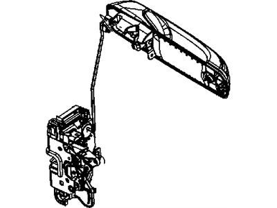 Mopar 55372978AA Link-Key Cylinder To Latch
