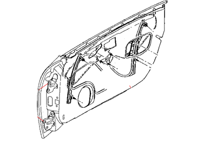 Mopar 4815375 Door Hinge